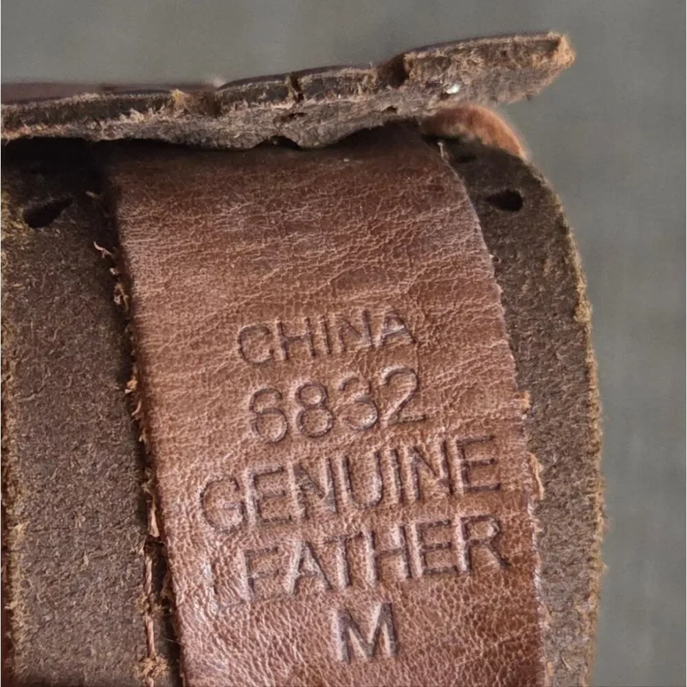 N/A brown leather